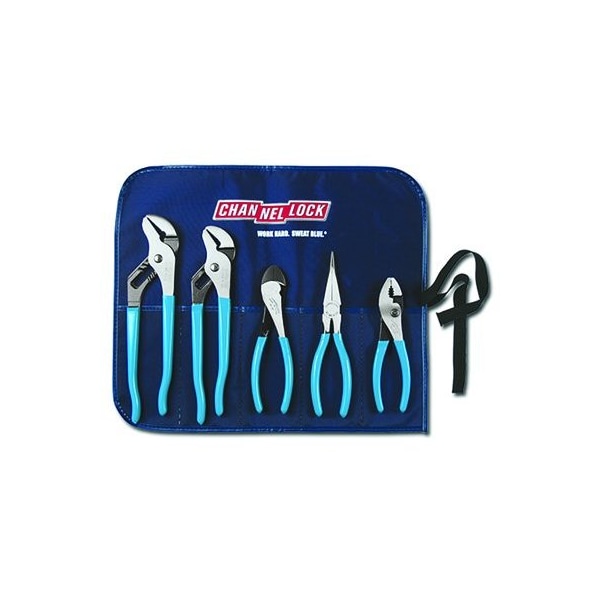 Channellock PLIER SET 5PC CLTOOLROLL3 Zoro